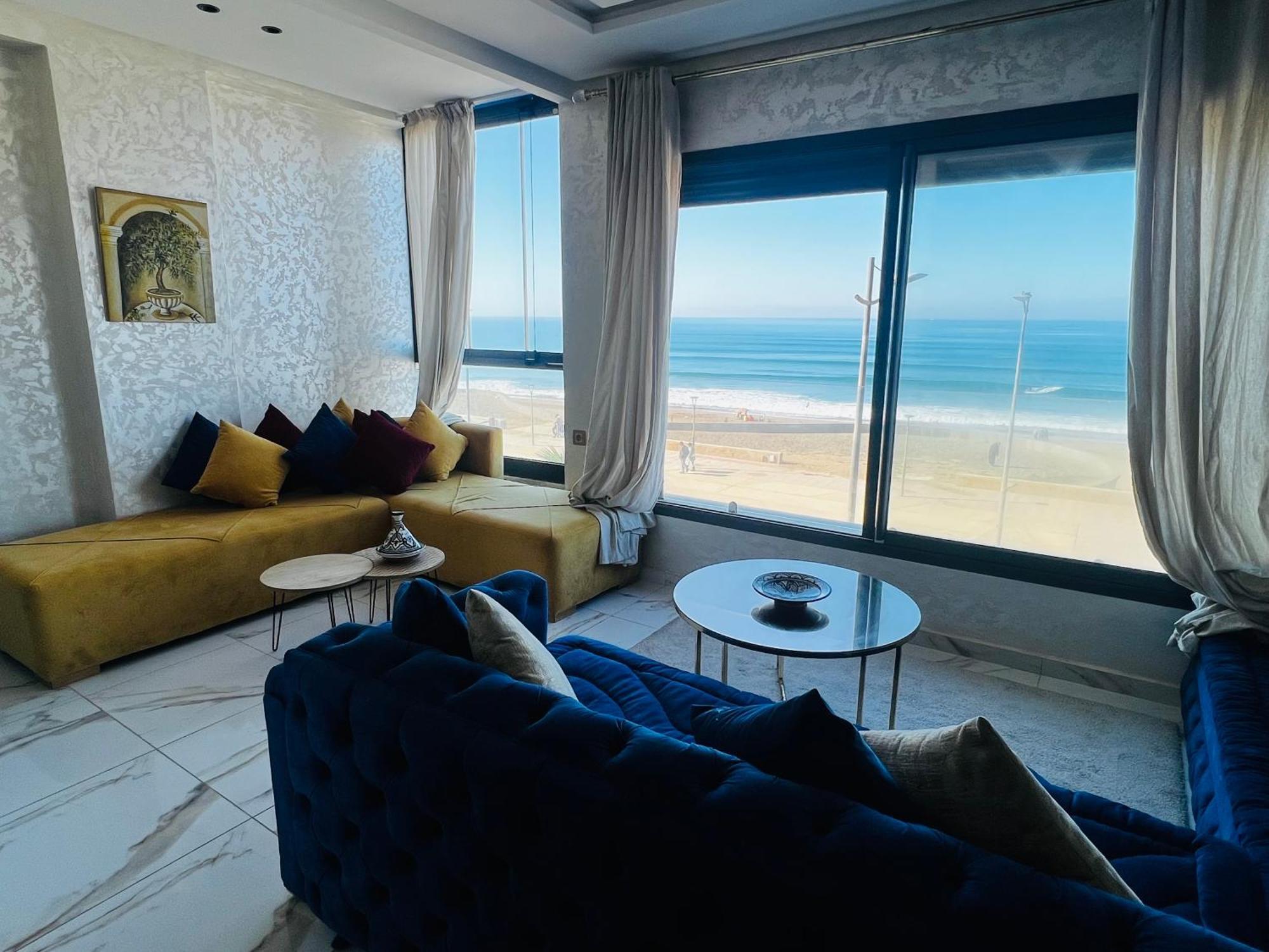 Golden Beach Elegance Sea View & Serenity Kenitra Eksteriør bilde