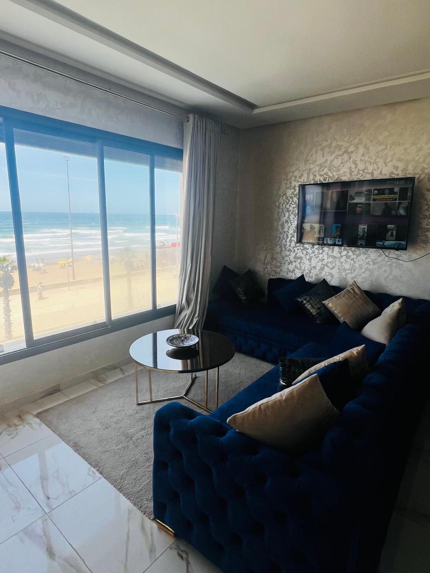 Golden Beach Elegance Sea View & Serenity Kenitra Eksteriør bilde